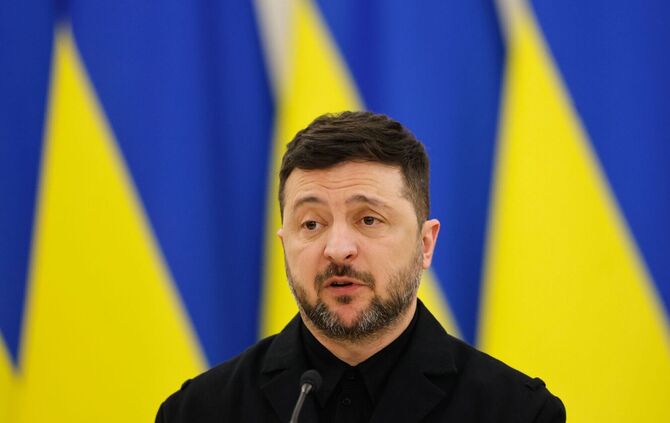 Ukrainischer Präsident Selenskyj in Litauen