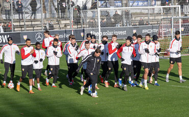 Die Mannschaft des VfB Stuttgart bereitet sich auf das Europa-Leauge-Spiel gegen Bern vor (Symbolbild).