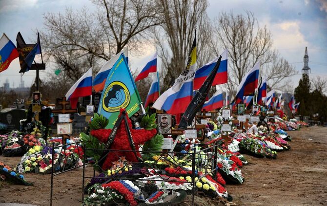 Russische Soldatengräber