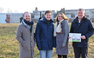 Freuen sich auf zwei besondere Wochen (von links): Welzheims Vikar Julian Plachtzik, Alfdorfs Pfarrer Patrick Steinbacher, Miria