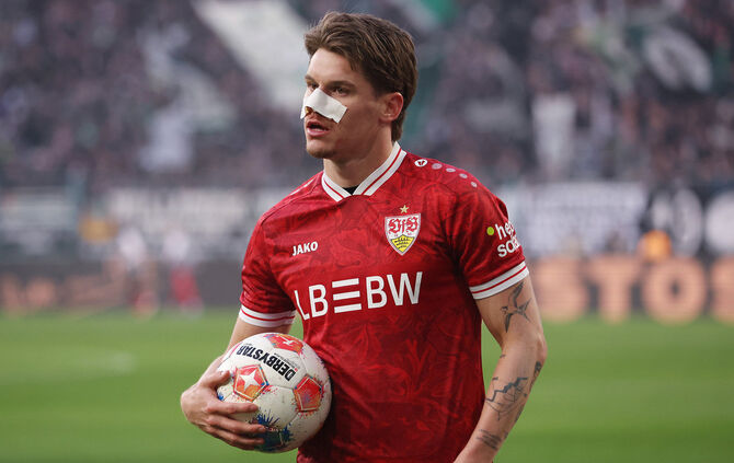 Kann Ramon Hendriks gegen Bern spielen? Gegen Gladbach verletzte sich der Abwehrmann an der Nase.