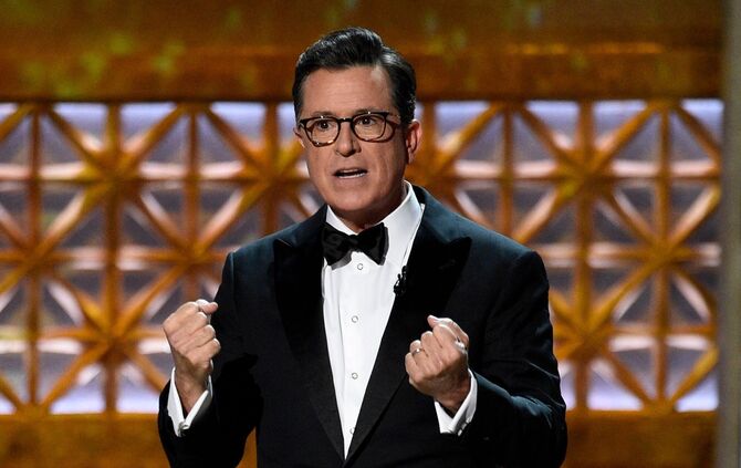US-Moderator Stephen Colbert