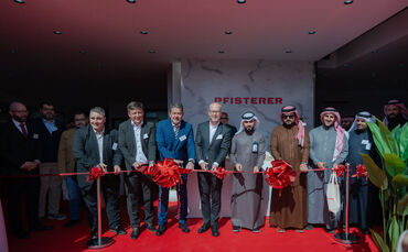 Feierliche Eröffnung des neuen Trainingszentrums von Pfisterer in Saudi-Arabien.