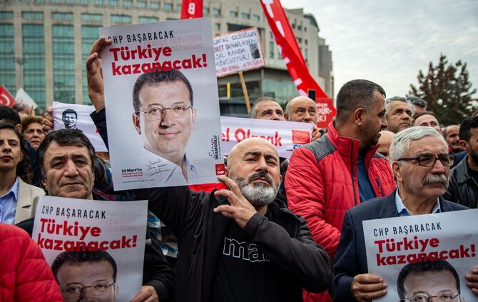 Demonstration in Istanbul