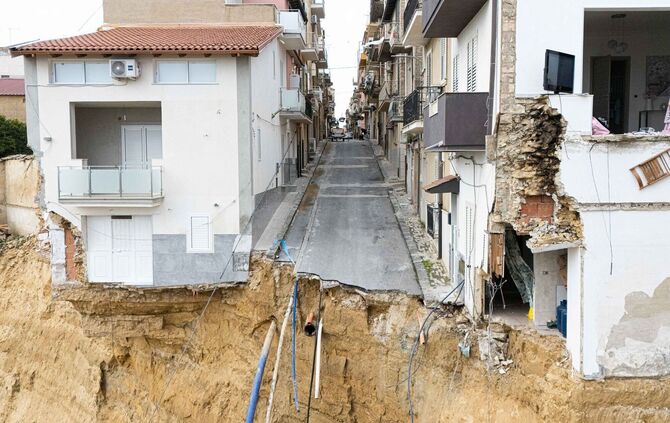 Erdrutsch in Sizilien