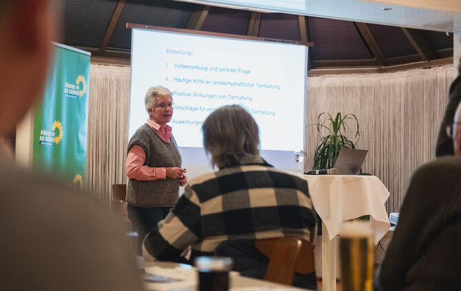 Vortrag mit Diskussion mit Cornelie Jäger, ehemalige Tierschutzbeauftragte im Südwesten.