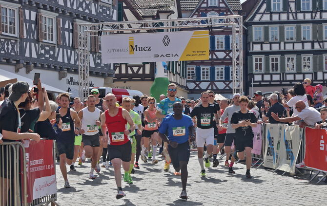 Premiere als Hauptorganisator: Die SG Schorndorf bekam viel Lob für den 12. BDS-Centro Altstadtlauf im vergangenen Jahr.