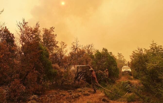 Waldbrände in Argentinien