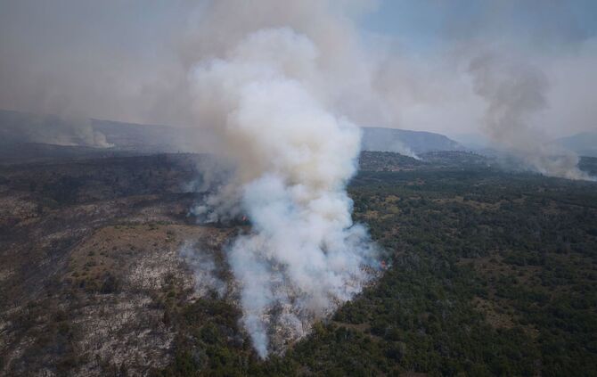 Waldbrände in Argentinien