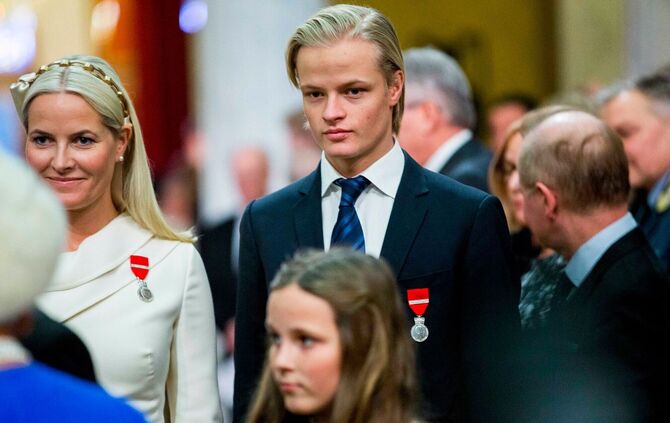 Mette-Marit und ihr Sohn Marius Borg Høiby