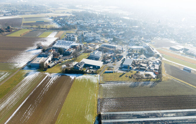 Die Klingwiesen und die sie umgebende Fläche in Schwaikheim - bald ein neues Gewerbegebiet?
