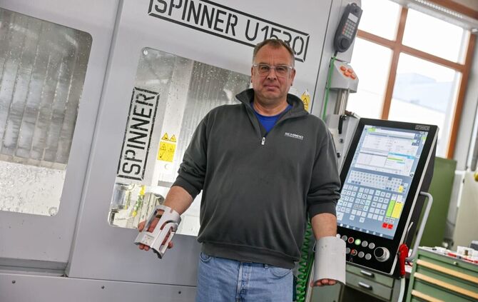 Michael Schimko (Archivfoto) war immer stolz auf die Qualität, die der kleine Formenbau-Betrieb habe liefern können.