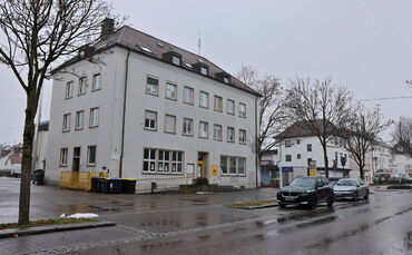 Ehemalige Post in Fellbach, an der belebten Stuttgarter Straße.