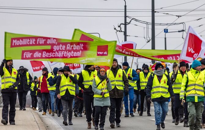 Verdi-Warnstreiks im Nahverkehr – Brandenburg