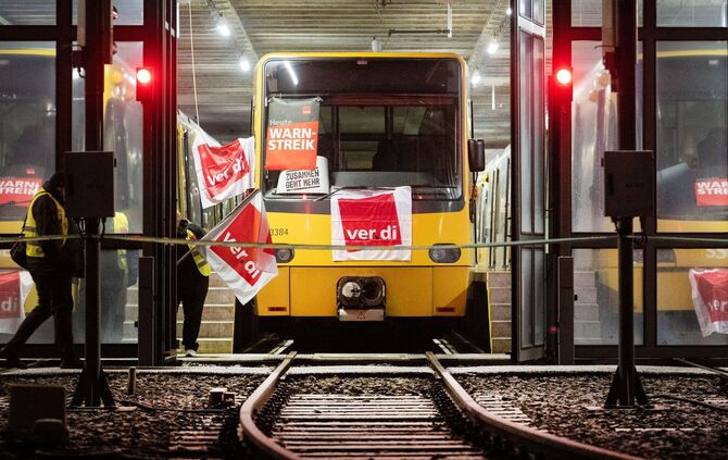 Verdi-Warnstreiks im Nahverkehr – Baden-Württemberg