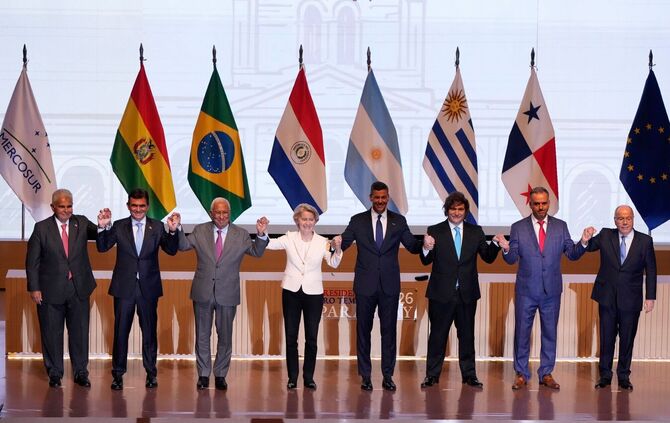 Unterzeichnung des Mercosur-Abkommens