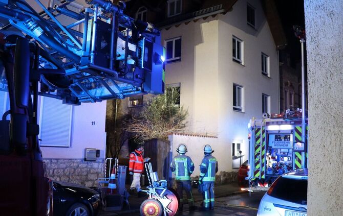 Brand in Weinheim