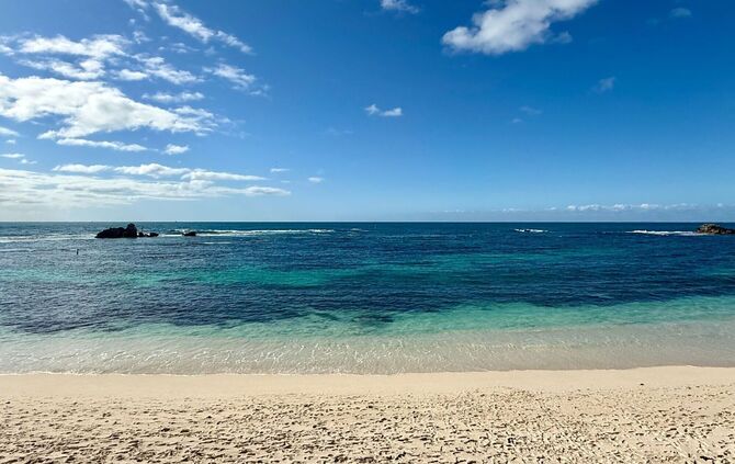 Strand auf Rottnest Island in Westaustralien