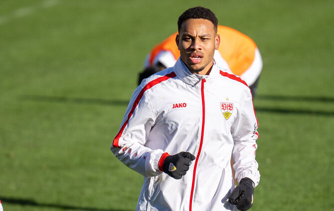 Nikolas Nartey fehlt beim Pokalspiel gegen Holstein Kiel.