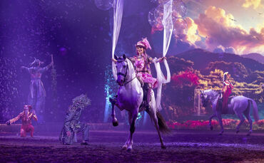 Cavalluna entführt die Zuschauerinnen und Zuschauer in eine magische Pferdewelt.