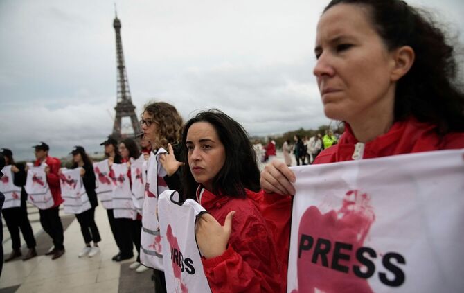 Nahost-Protest in Paris