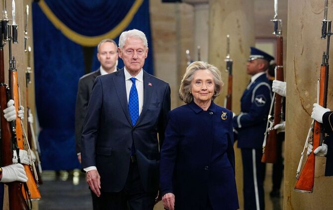 Bill und Hillary Clinton