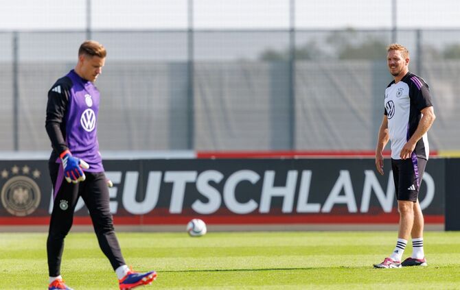 Julian Nagelsmann und Marc-André ter Stegen