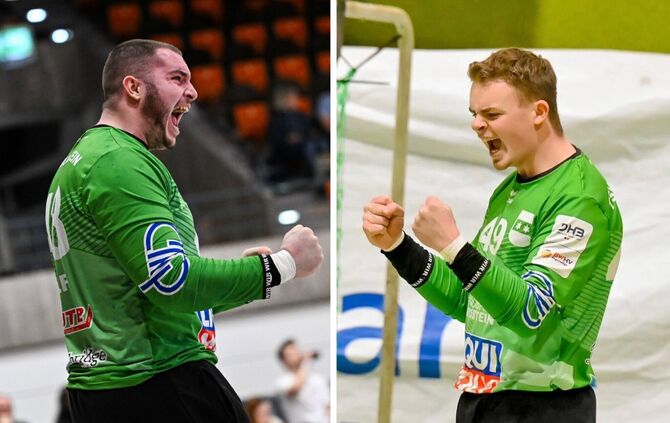 Wo Dominik und Nikolai Wolf auch auftauchen – in dieser Handball-Halle wird es laut.