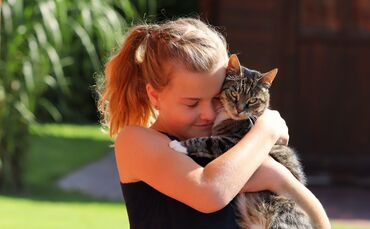 Katzen eignen sich gut als Haustier für Kinder. (Symbolbild)