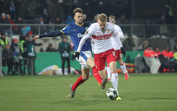 Chris Führich war in Kiel umtriebig – und belohnte sich mit dem entscheidenden 2:0.