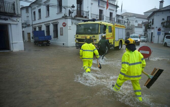 Wetter in Spanien - "Leonardo" trifft Provinz Cádiz