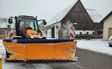 Winterdienst in Kaisersbach.