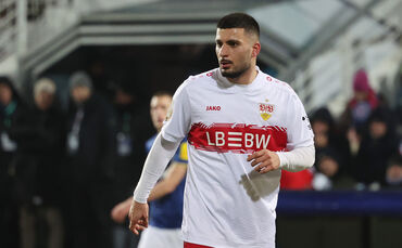 Deniz Undav wurde mit zwei Torbeteiligungen gegen Holstein Kiel zum Man of the Match gewählt.