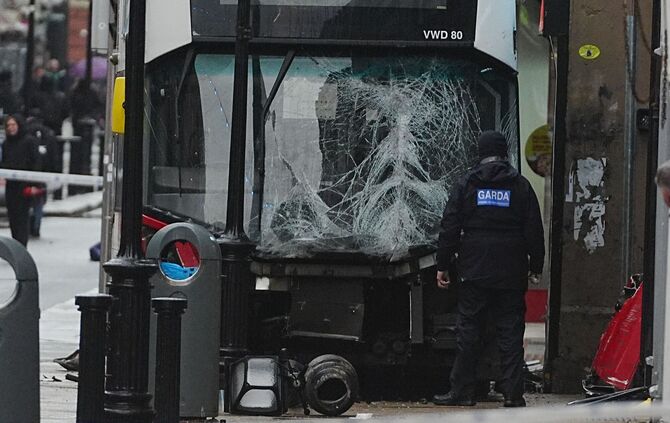 Busunglück in Dublin