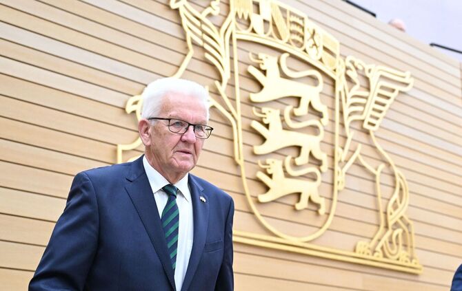 Winfried Kretschmann im Landtag