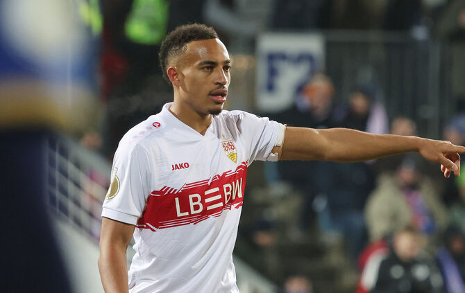 Jamie Leweling und der VfB Stuttgart peilen auf St. Pauli die nächsten drei Punkte an.