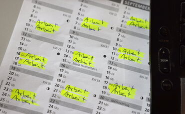 Welche Tage sind für die Arbeit reserviert? Teilzeitkräfte müssen gut planen.