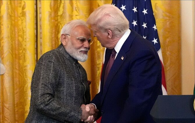 US-Präsident Trump und Indiens Premierminister Modi