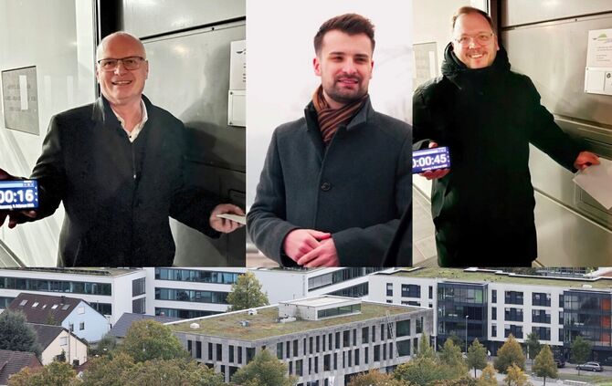 Diese drei Kandidaten haben bereits in der Nacht zum Samstag, kurz nach 0 Uhr ihre Bewerbung für das Amt des Remshaldener Bürger