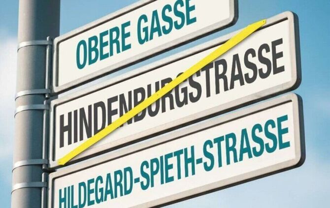 So in etwa könnte die Beschilderung in der Stettener Ortsmitte einmal aussehen, wenn es nach der Initiative von Michael Burger u