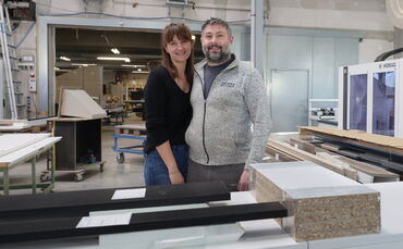 Aufgeben war für sie keine Option: René Fritz mit Ehefrau Bozena.