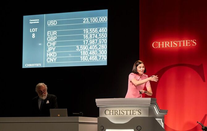 Auktion bei Christie's zur Zeichnung Michelangelos