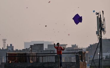 Drachenflug-Fest in Lahore