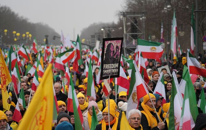 Demonstration für Freiheit im Iran