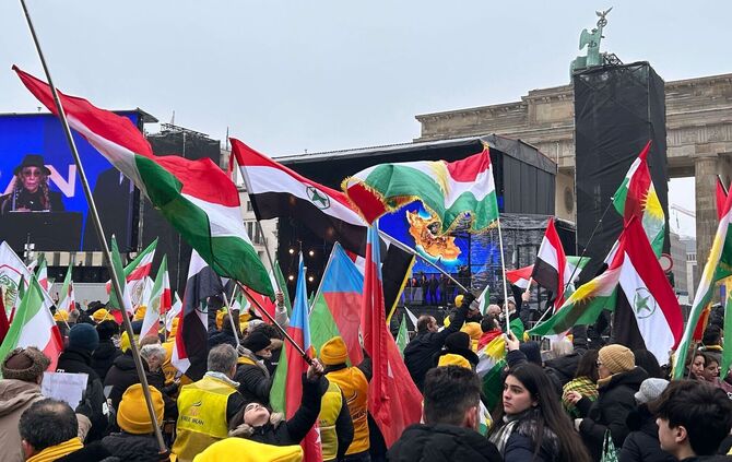 Demonstration für Freiheit im Iran