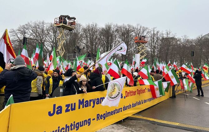Demonstration für Freiheit im Iran