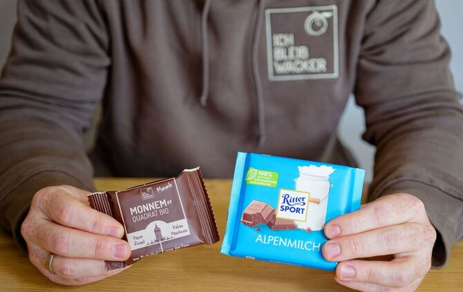 Rechtsstreit mit Ritter Sport um quadratische Müsliriegel