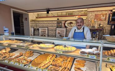 "Baklavaci Hasan Usta": Der Bäcker in seiner Bäckerei in der Vorstadtstraße 26.