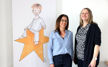 Iris Schäfer (l.) und Kirsten Allgayer haben das komplette Famliensystem im Auge.