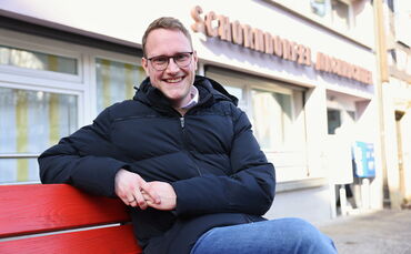 Marcel Schindler will Bürgermeister von Urbach werden.